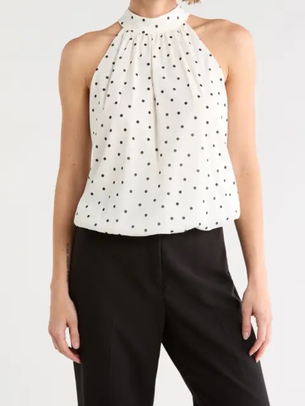 ALICE + OLIVIA Maris Halter Neck Stretch
Silk Top
